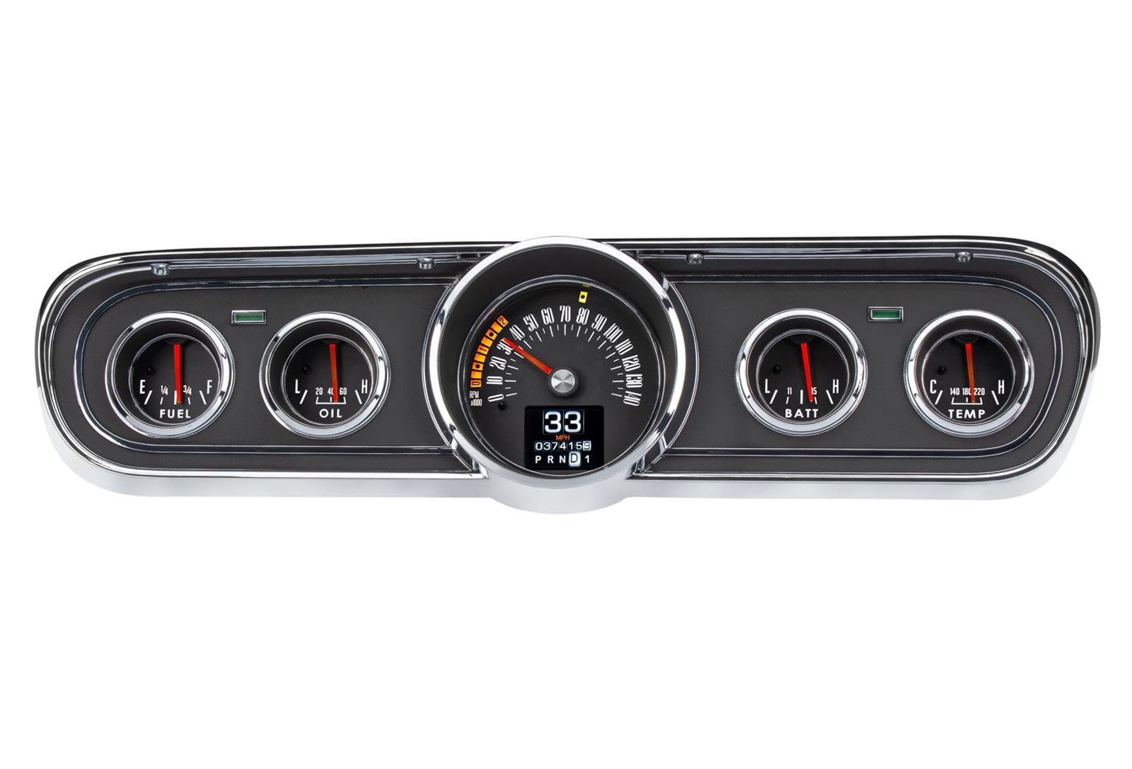 Dakota Digital Retrotech RTX-65F-MUS-X Gauge Instrument System Compatible with 1965-66 Ford Mustang