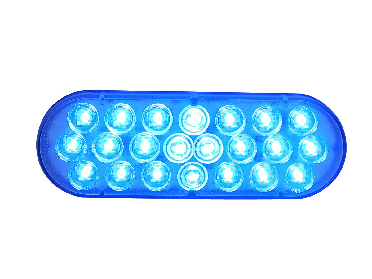 Piranha Oval LED Auxiliary Strobe Light Peterson Manufacturing 420SB-2