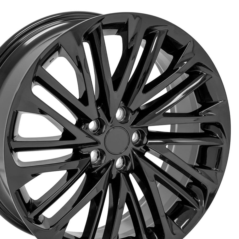 20 Inch OE Wheels LX58 Rim Fits RX350/RX450 Style 5x114.3 20x8 Gloss Black - Hollander 74393 (1)