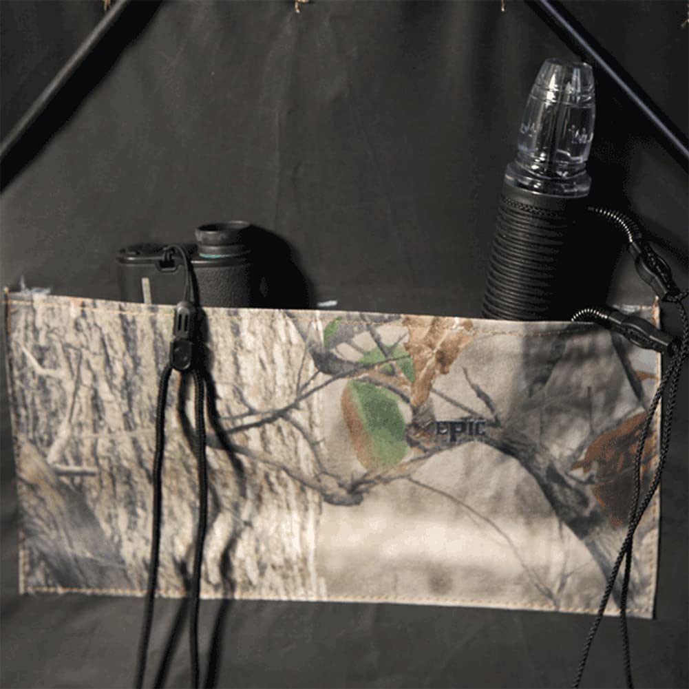 Muddy Whitetail Hunting Deer Buck Hog Silent Standing Height 64” Epic Camo Pattern Ravage Ground Blind