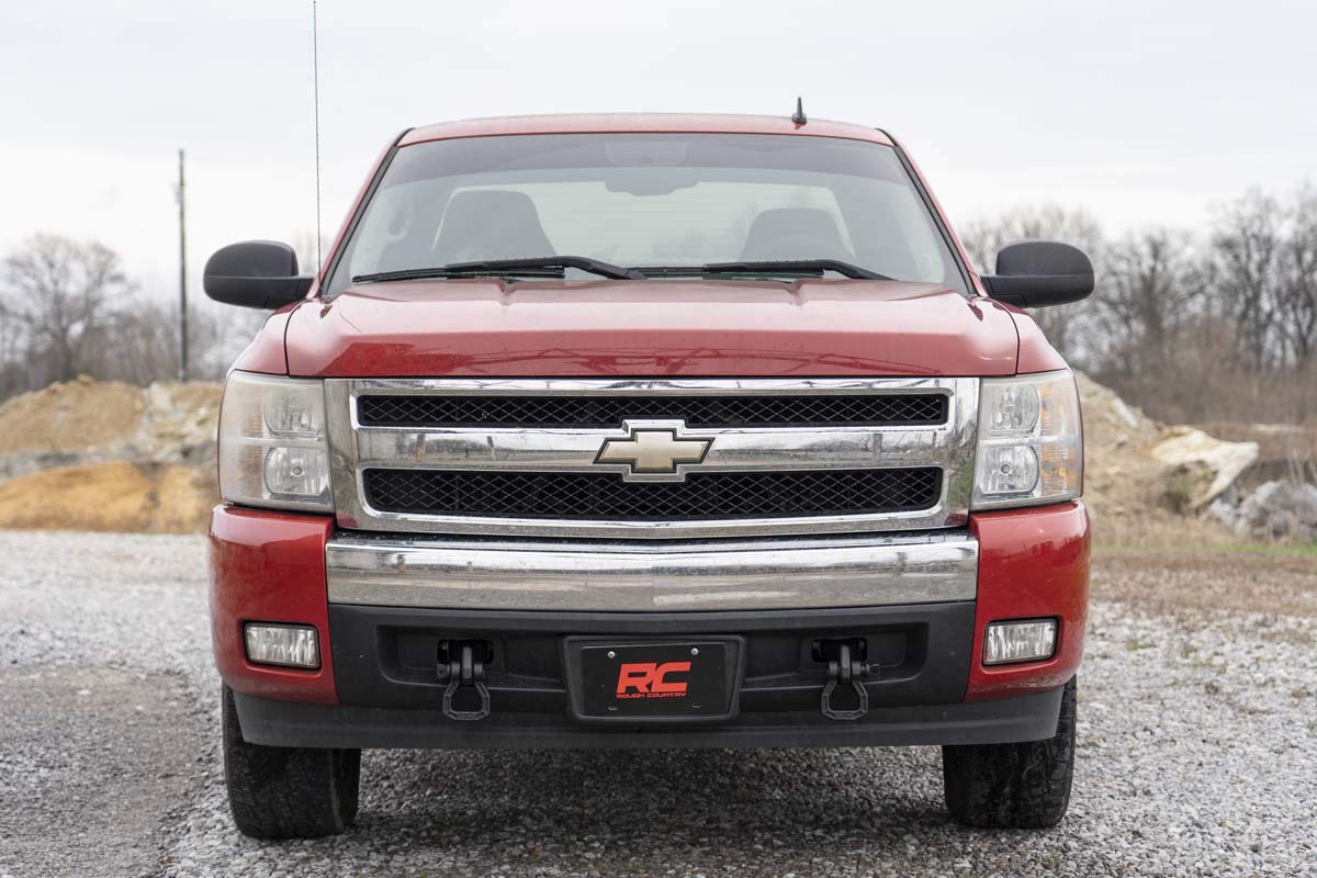 Rough Country Shackle Mount Kit Tow Hook for 2007-2013 Chevy/GMC 1500 - RS156