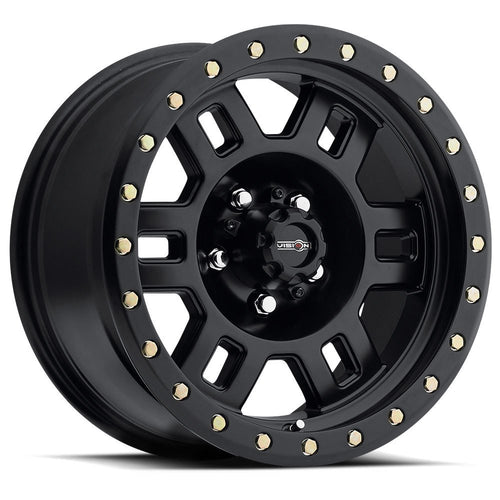 VISION 398 16X8 Manx 5x4.5 0 Matte Blk (Qty of 1)