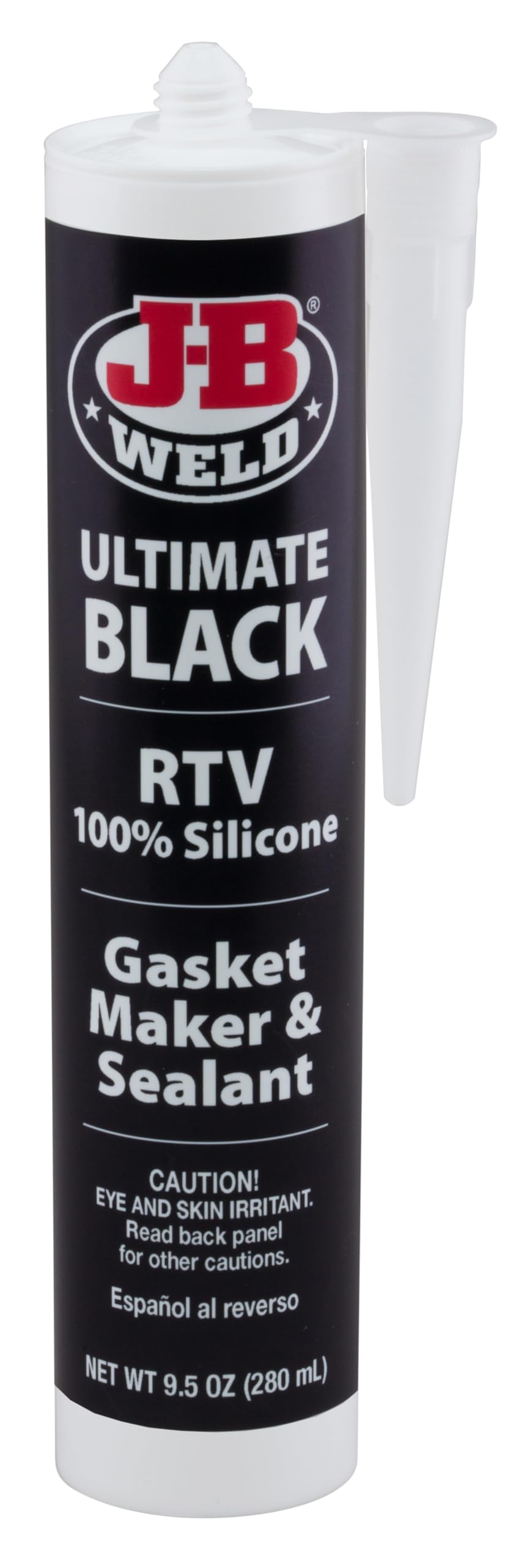 Ultimate Black RTV Silicone Gasket Maker and Sealant J-B Weld 32929 - 9.5 oz.