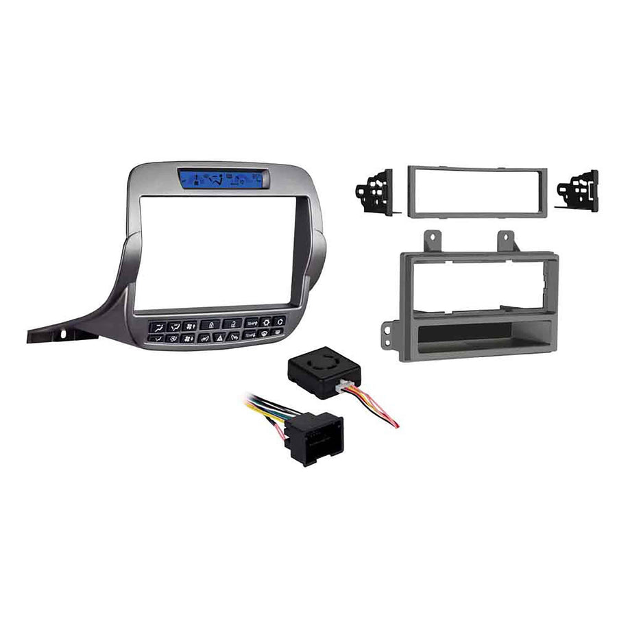 Metra Double/Single DIN Installation Kit for Chevy Camaro 2010-UP (Silver) 99-3010S-LC