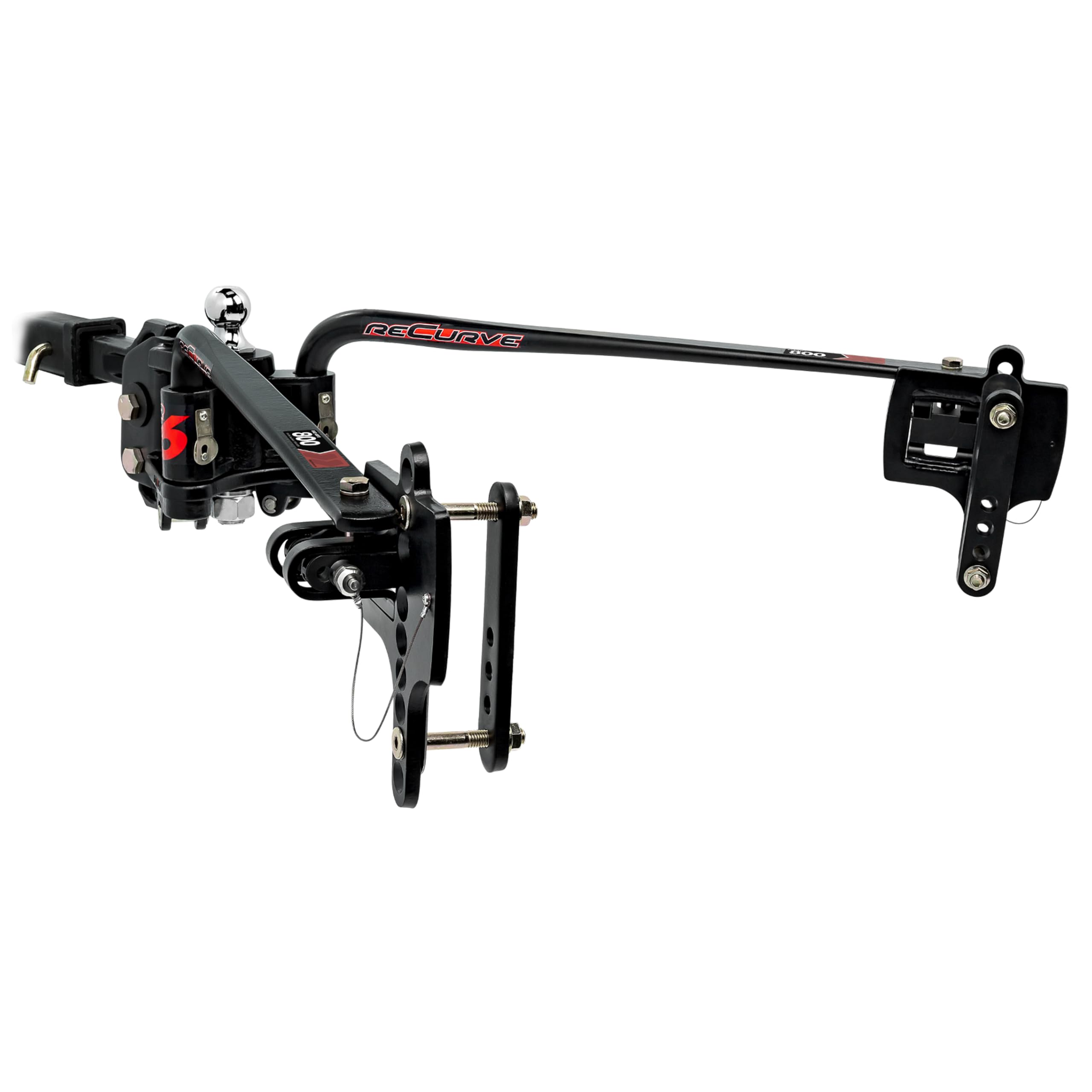 EAZ-Lift Camco ReCurve R6 RV/Camper Weight Distribution Hitch Kit - Features Premium Adaptive Sway Control - Includes 2-5/16” Hitch Ball w/15,000lb Max Rating - 1,000lb Max Tongue Weight (48783)