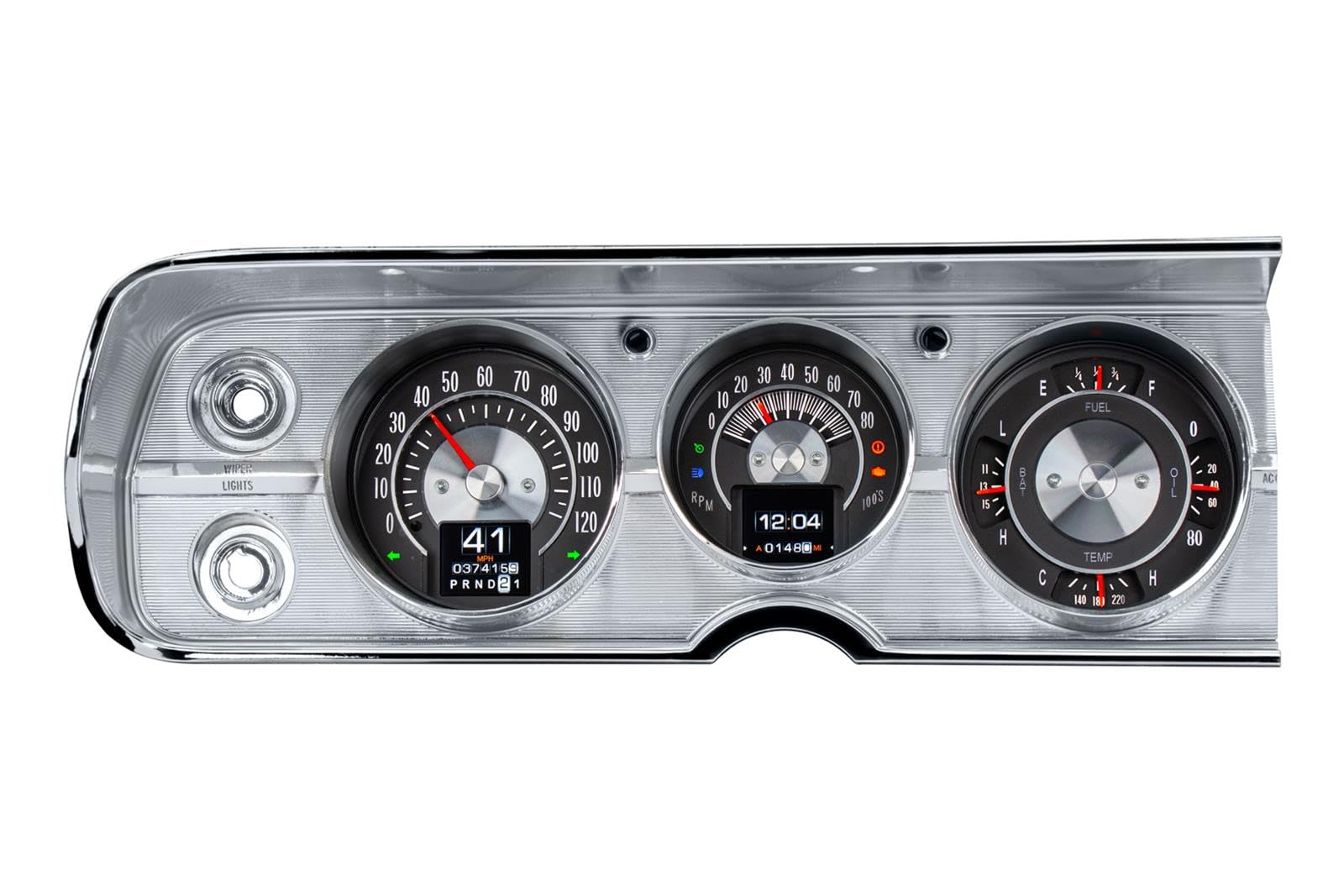 Dakota Digital Retrotech Gauge Instrument System RTX-64C-CVL-X Compatible with 1964-65 Chevy Chevelle/El Camino