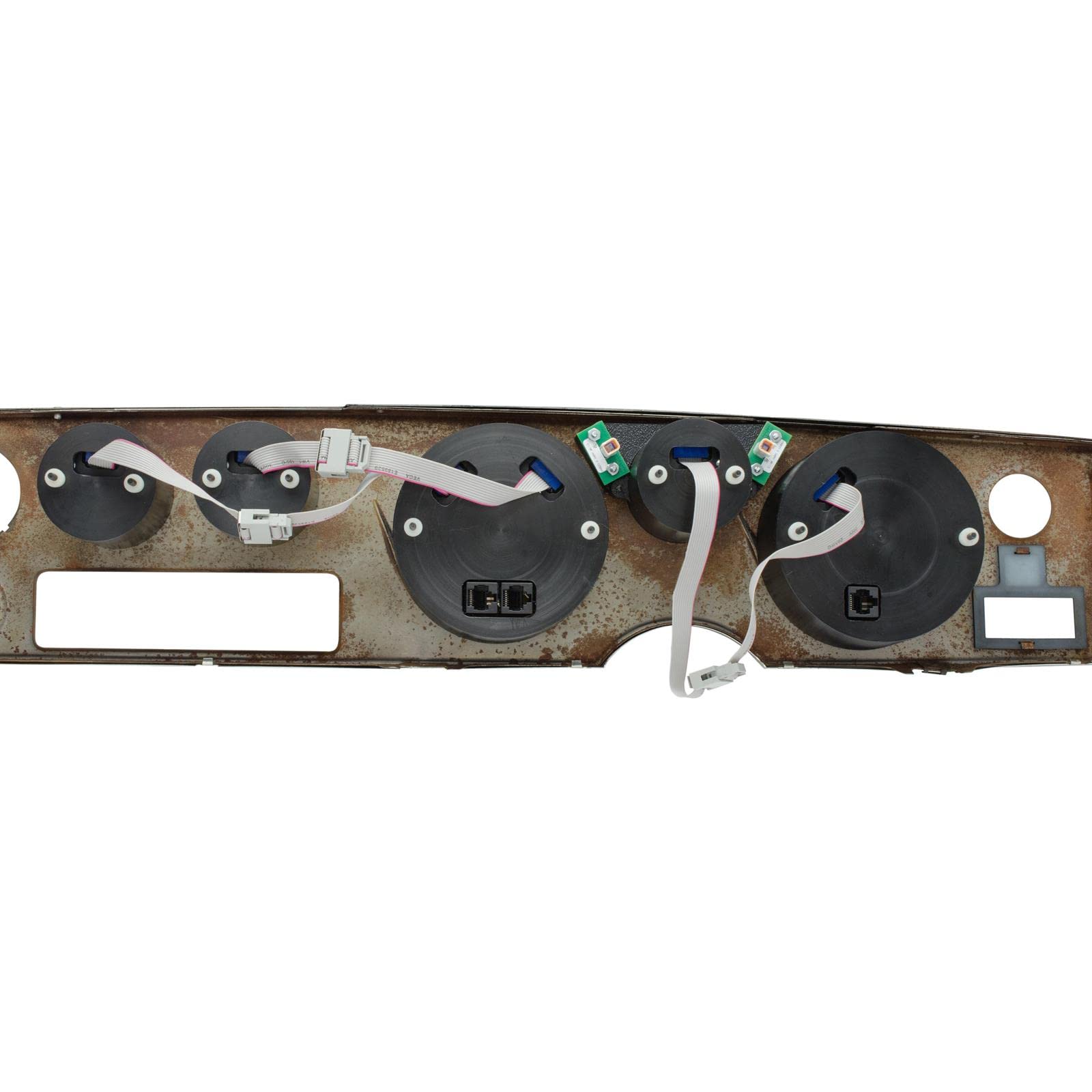 Dakota Digital 70-81 Pontiac Firebird Dash Analog Gauge Cluster Kit Black Alloy White VHX-70P-FIR-K-W