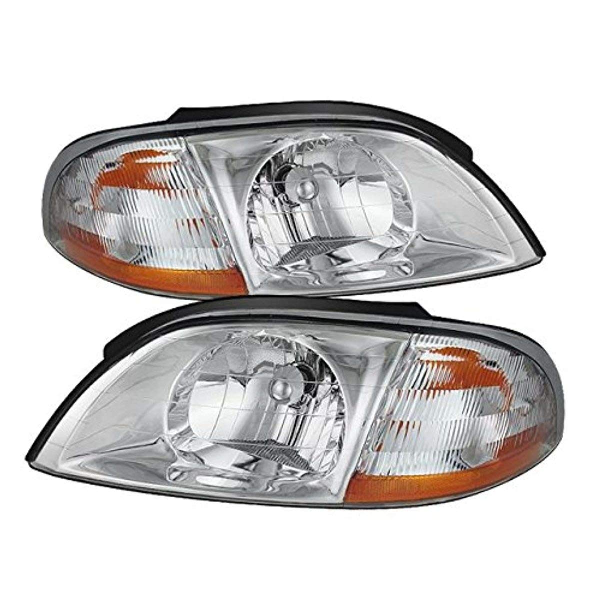Crystal Xtune Headlights (HD-JH-FWIN99-AM-C) (Akkon)