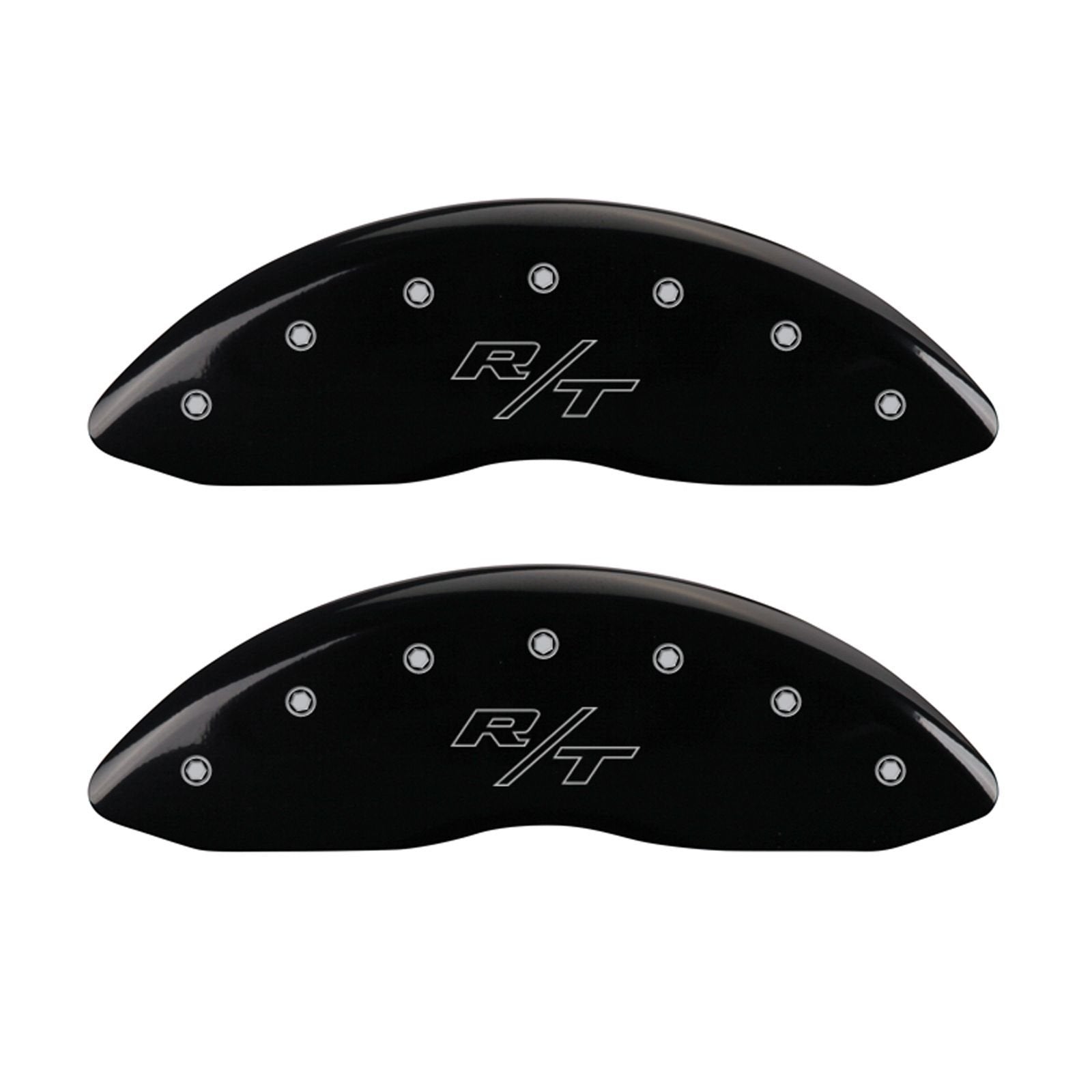 Caliper Covers MGP 12192SRTRBK with Black Powder Coat Finish, (Set of 4)
