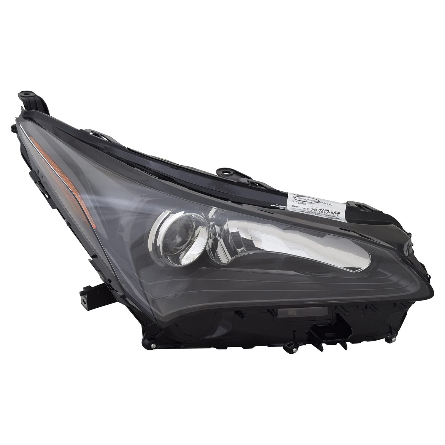 Right TYC Headlight Assembly Compatible with 2015-2017 Lexus NX200t
