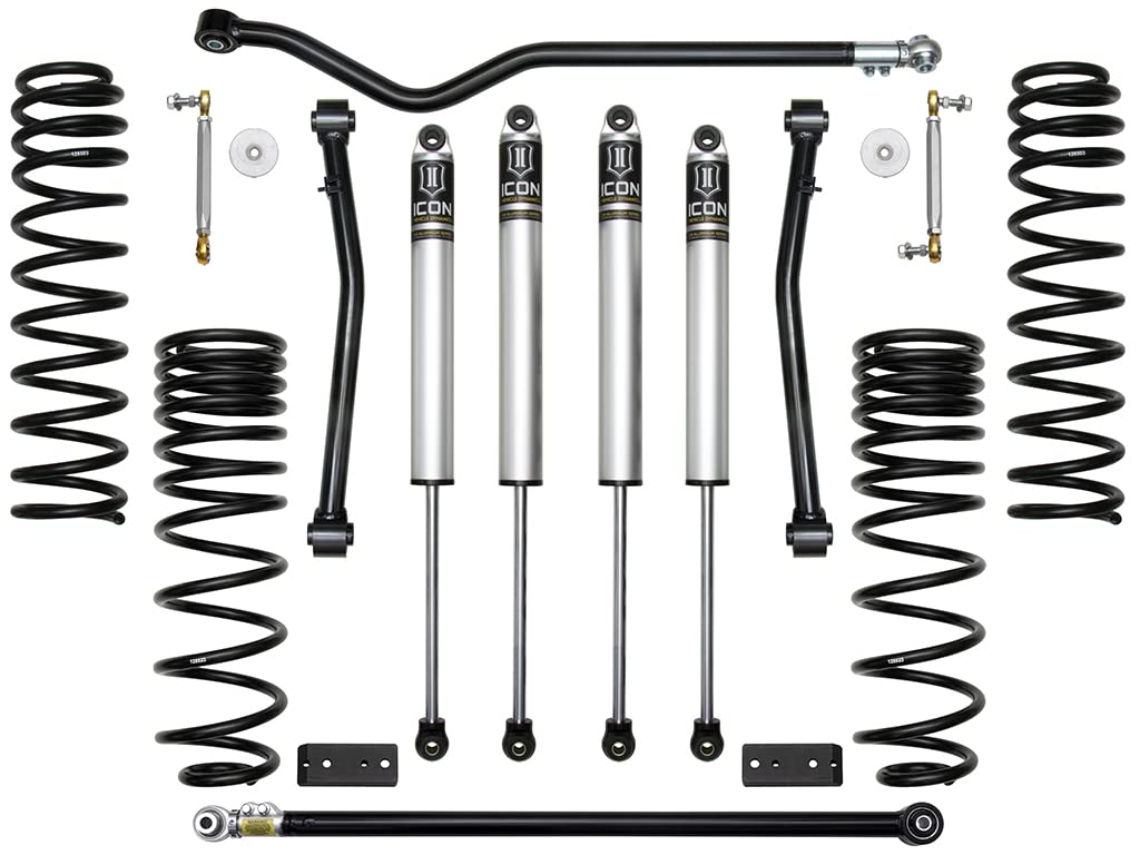 Stage 4 Suspension System, ICON 2.5" Lift, Compatible with 2020-Up Jeep Gladiator, K22104