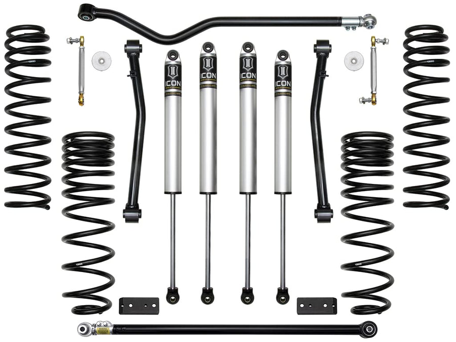 Stage 4 Suspension System, ICON 2.5" Lift, Compatible with 2020-Up Jeep Gladiator, K22104