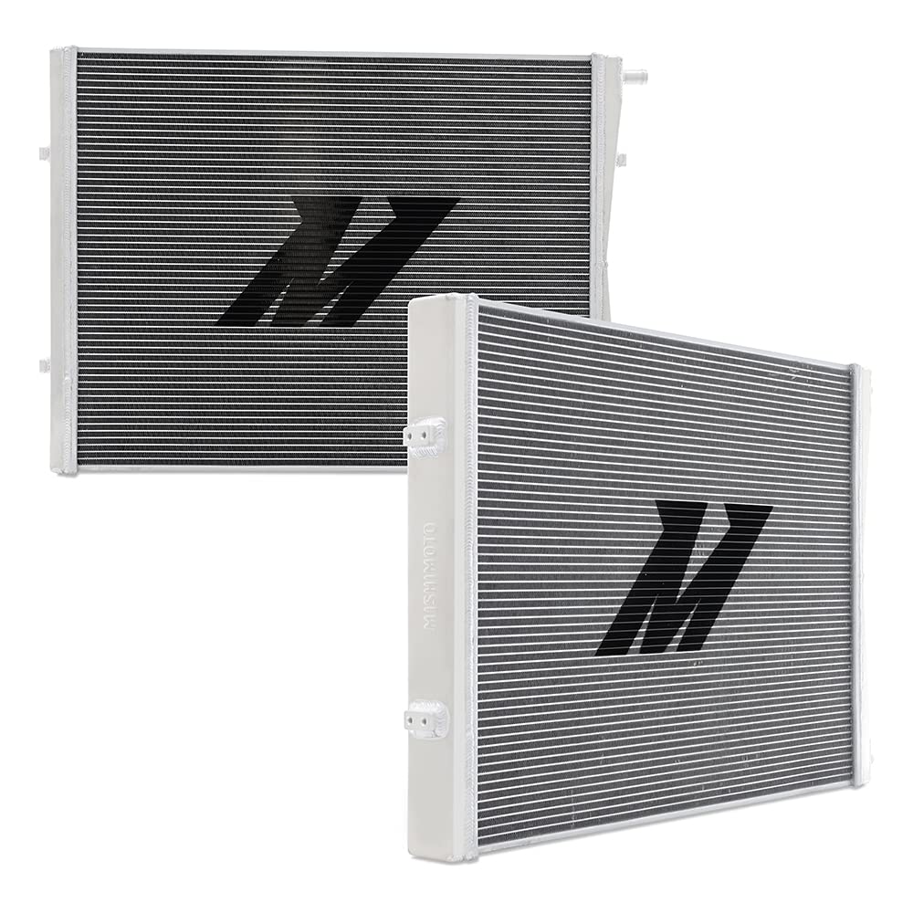 Mishimoto Universal Air-to-Water Heat Exchanger, MMRAD-HE-04, Dual Pass, 24.60in x 19.66in x 1.88in Core, 1500HP