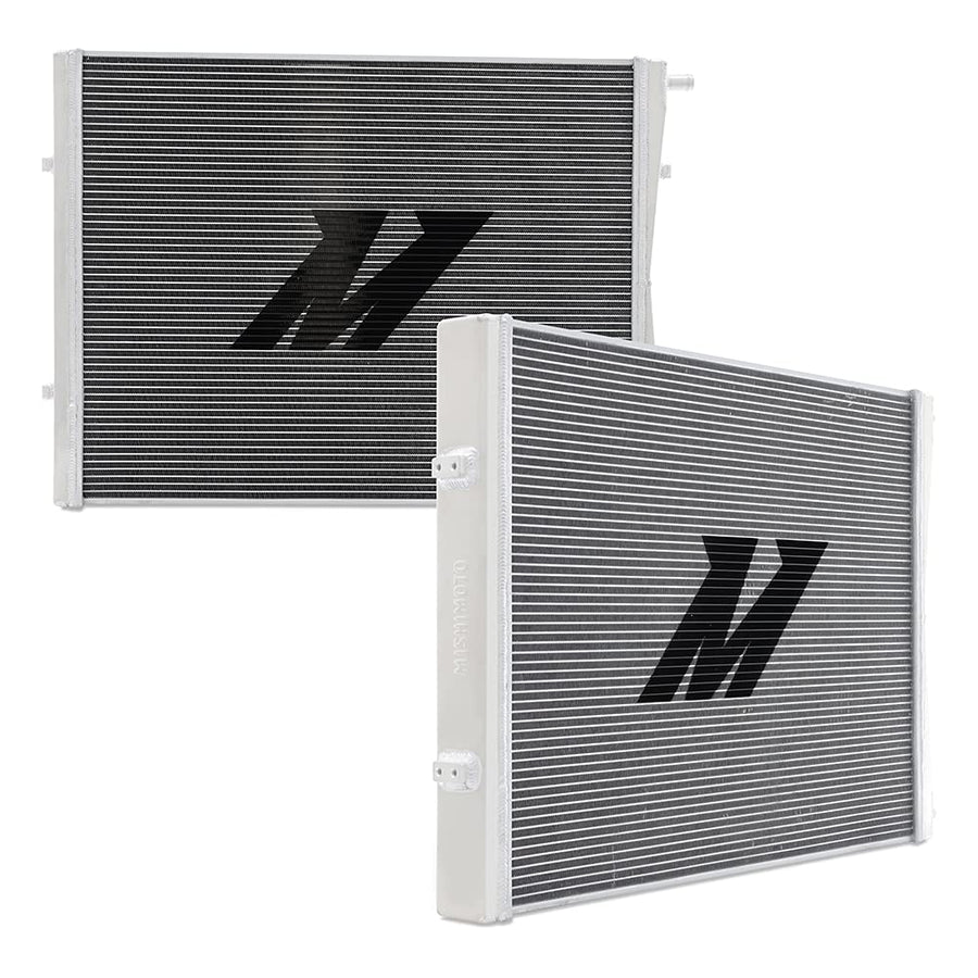 Mishimoto Universal Air-to-Water Heat Exchanger, MMRAD-HE-04, Dual Pass, 24.60in x 19.66in x 1.88in Core, 1500HP