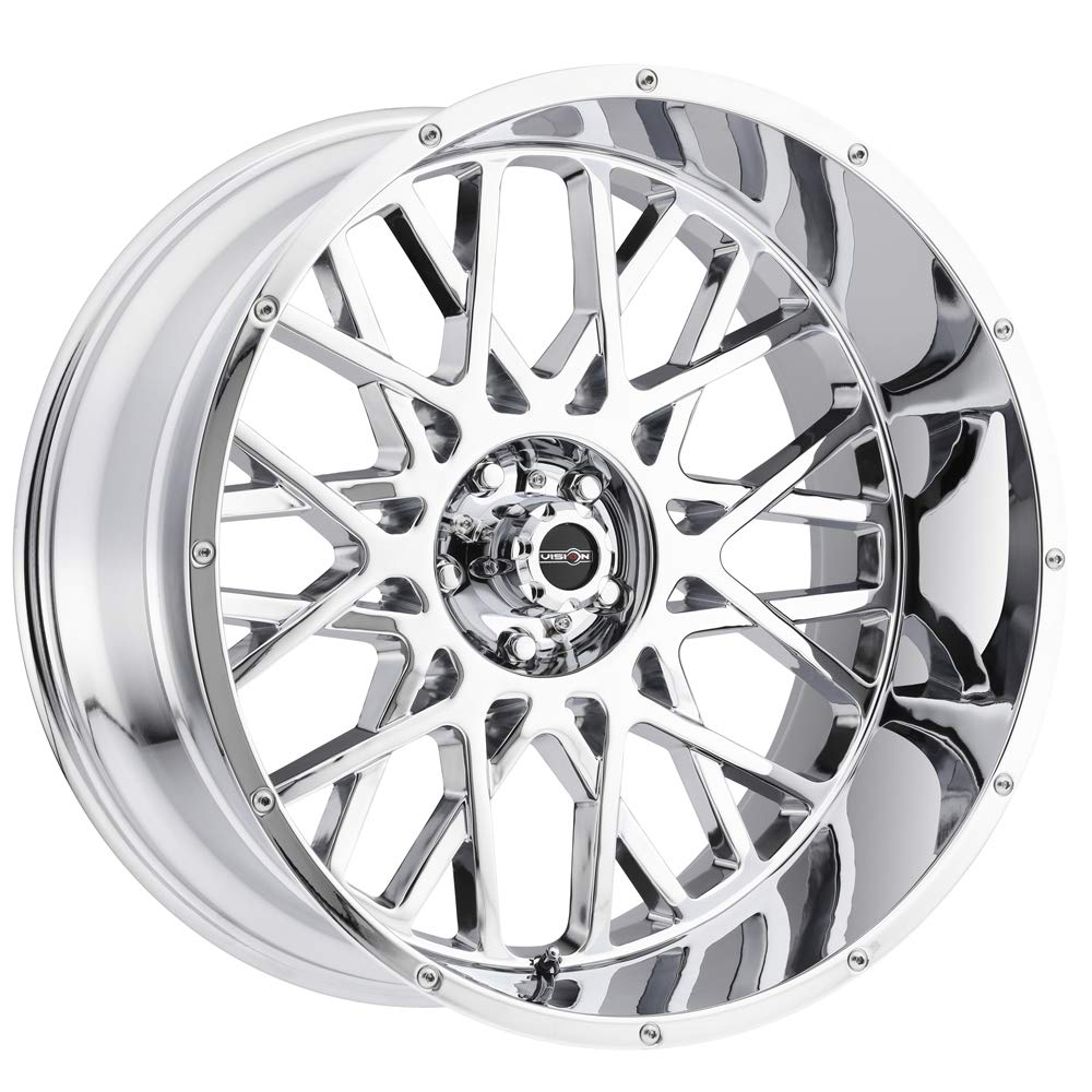 412 Rocker Vision 18x9 8x180 +12mm Chrome Wheel Rim 18" Inch
