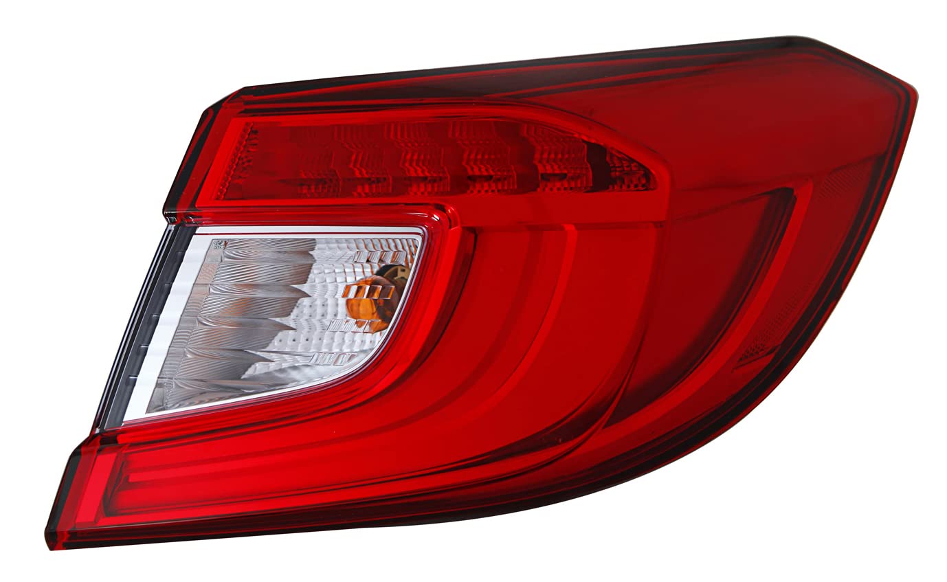 For Honda Accord Hybrid 18-20 ACK Tail Light Outer Passenger Side CAPA | DOT Certified 33500-TVA-A51 | HO2805121C