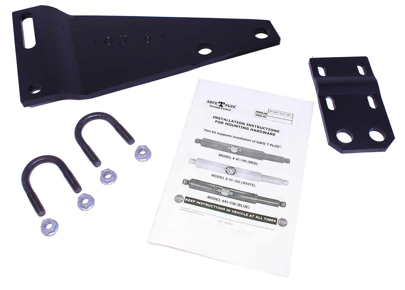 RV Steering Stabilizer Safe-T-Plus Mounting Kit (Model: W-104K1.5)