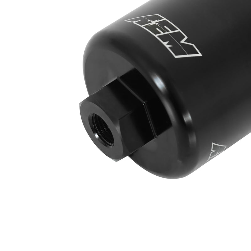 High Volume AEM 25-200BK Fuel Filter - Black