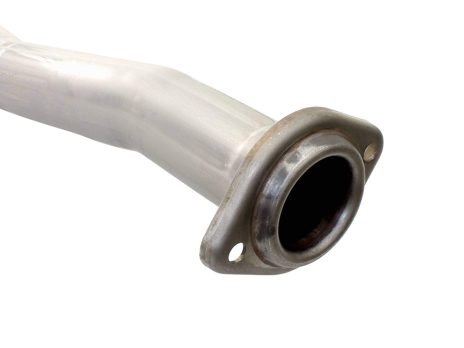 MACH Force-Xp aFe Power 49-43074-B 3" Stainless Steel Dual Side-Exit Cat-Back Exhaust System with Black Tips