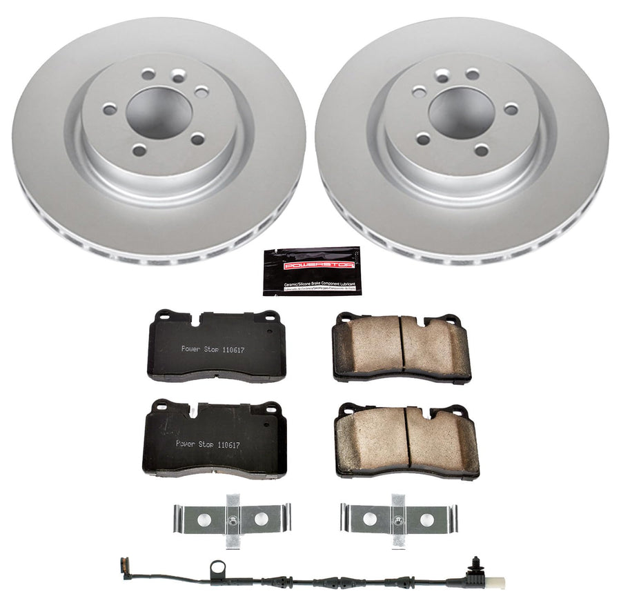 Power Stop Z23 Evolution Geomet Coated Brake Kit For Range Rover Sport Land Rover 2006-2009 [Model Specific]