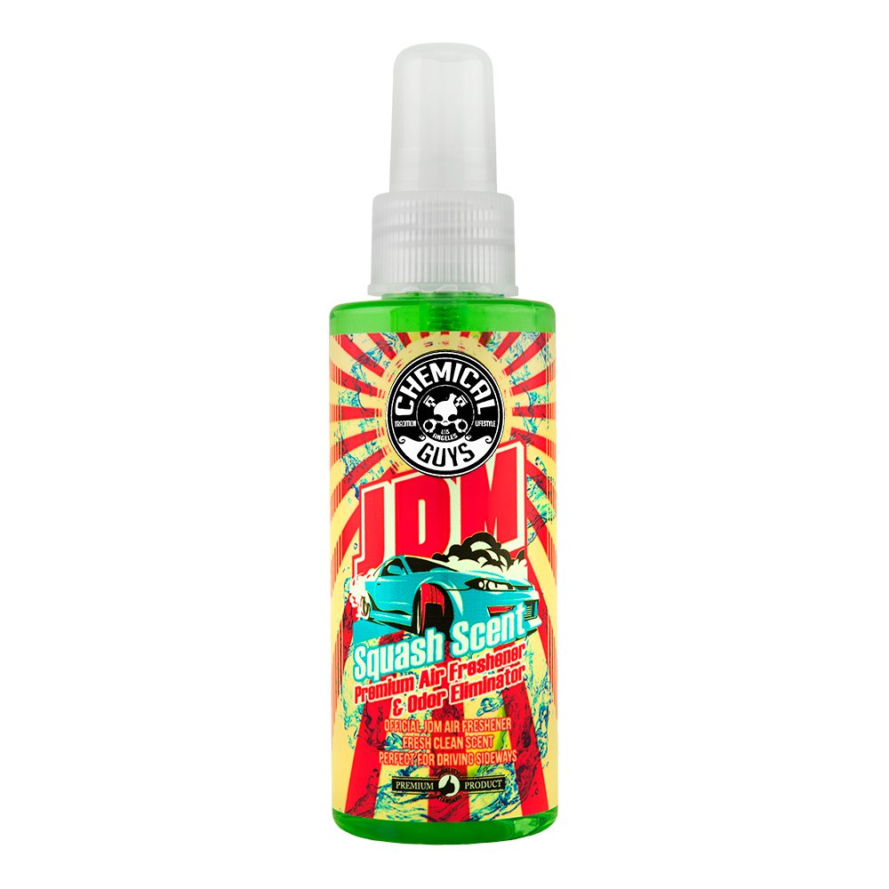 Chemical Guys Premium Air Freshener and Odor Eliminator AIR23504, Fresh Clean Scent, Great for Cars, Trucks, SUVs, RVs & More (JDM Squash Scent) 4 fl oz