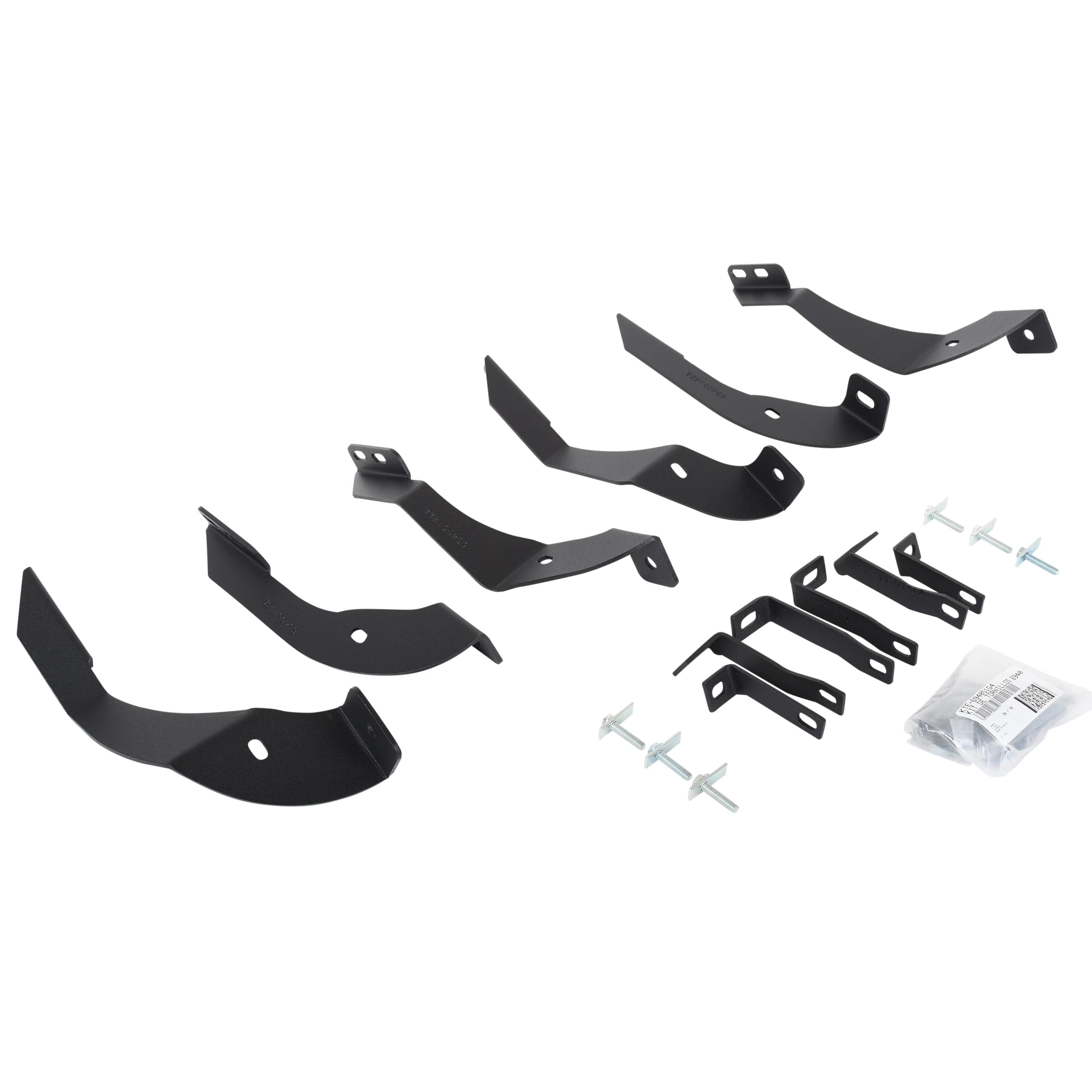Go Rhino V-Series V3 / RB10 Slim / RB20 Slim / RB30 Slim / RB30 Mounting Brackets Running | 6940516 | Fits 2015-2019 Chevrolet Silverado & GMC Sierra 2500 HD, 3500 HD Crew Cab (Diesel only)