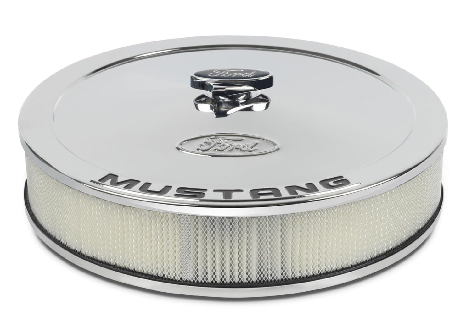 Replacement for/Compatible with Ford Performance Parts - 302-361 - 13in Dia Air Cleaner Kit Chrome