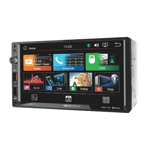 VM-700HB Soundstream 2-DIN 7” LCD Digital Media Receiver w/ Android PhoneLink