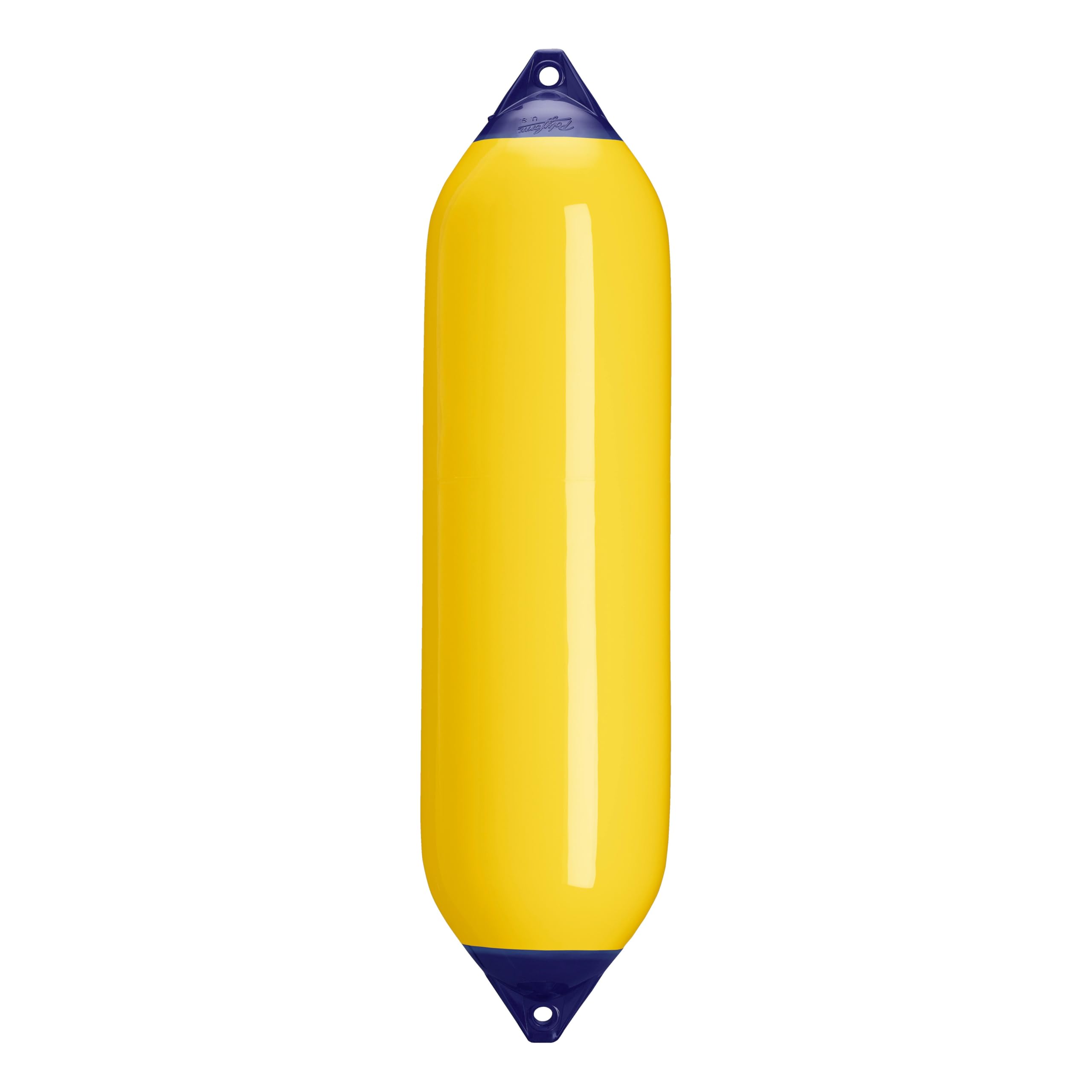 F-8 Standard Polyform Boat Fender Blue Ropehold - Yellow