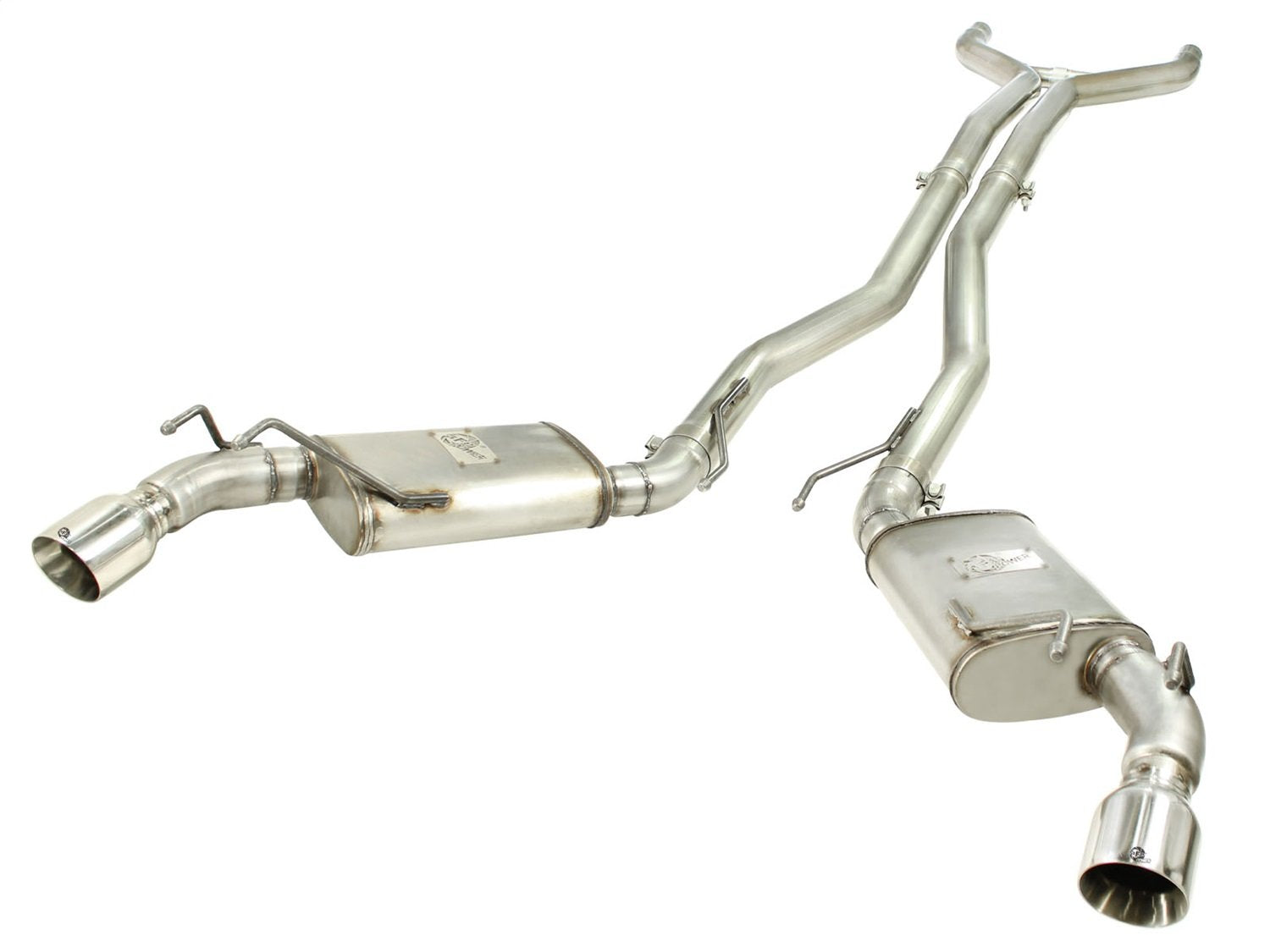 3" aFe (49-44039-P) Stainless Steel Cat-Back Exhaust System with Polished Tip for Chevrolet Camaro