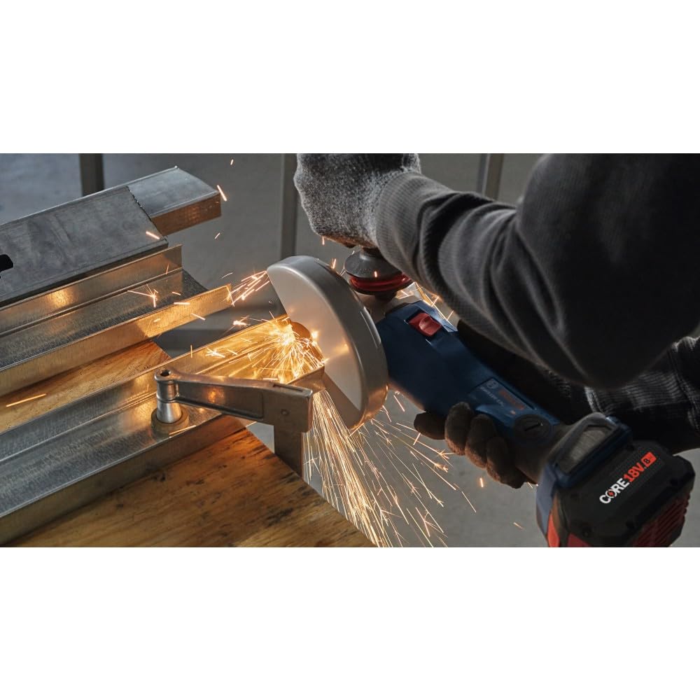 Bosch GWS18V-13CN 18V PROFACTOR™ Connected-Ready 5 – 6 In. Angle Grinder with Slide Switch (Bare Tool)