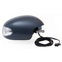 Fit System Side Passenger Mirror for VW New Beetle, Black, PTM Cover, w/Turn Signal, Heated Power, Foldaway