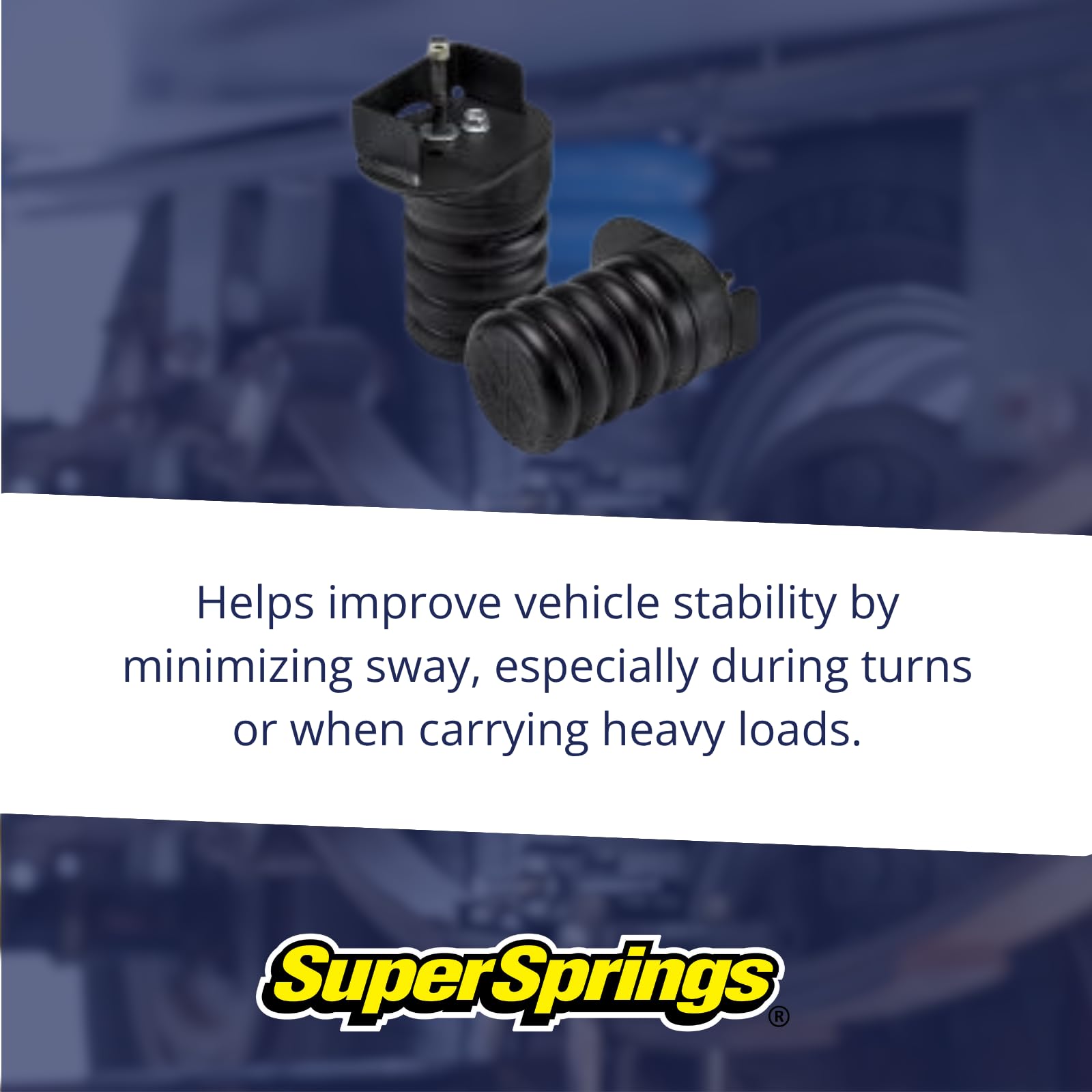 SumoSprings Rear for Ford E-350|E-450, Black | SuperSprings SSR-130-47