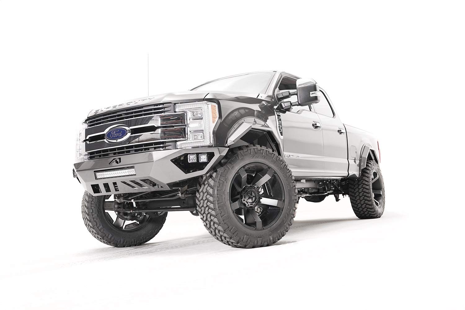 Ford Superduty 17-C F250 or F350 Open Fender Front Bumper No Guard Bare