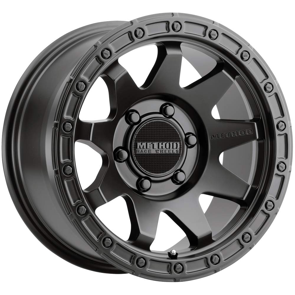 Black Method Race Wheels 317 Wheel with Matte (20 x 9. inches /6 x 5 mm, 0 mm Offset)