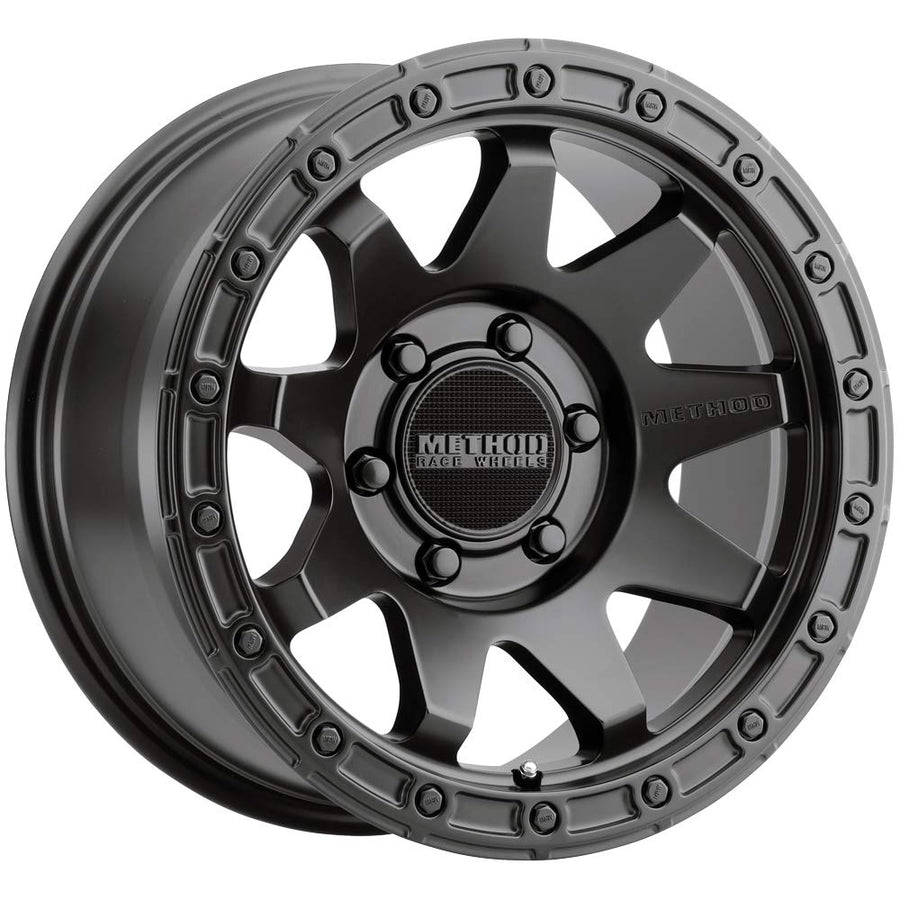 Black Method Race Wheels 317 Wheel with Matte (18 x 9. inches /6 x 5 mm, 3 mm Offset)