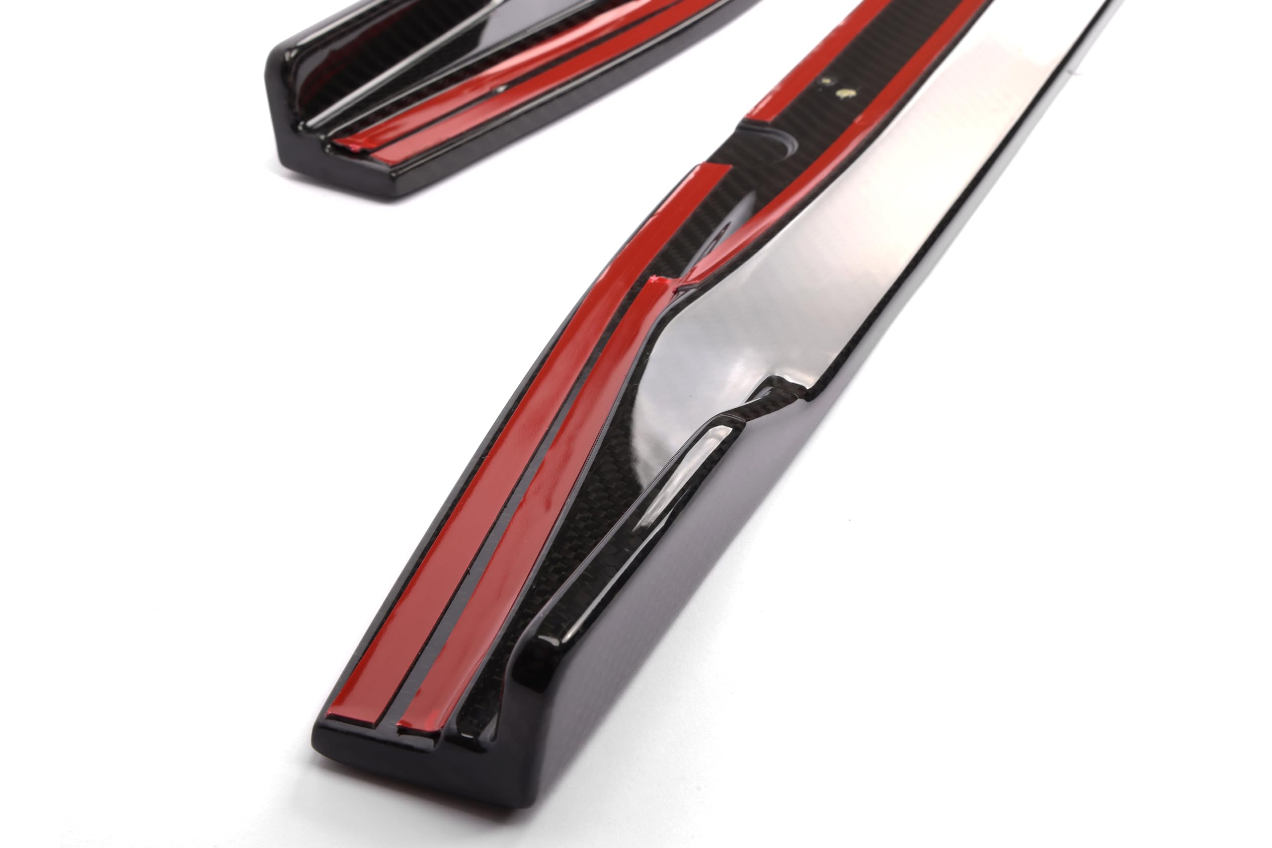 Dinan Side Skirts D980-0047 - Gloss Twill Carbon Fiber - Pair