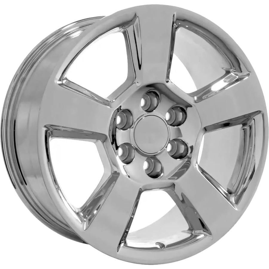 CV76-20090-6550-27C OE Wheels 20" Replica Wheel Fits Chevrolet Tahoe Rim 20x9 Chrome Wheel