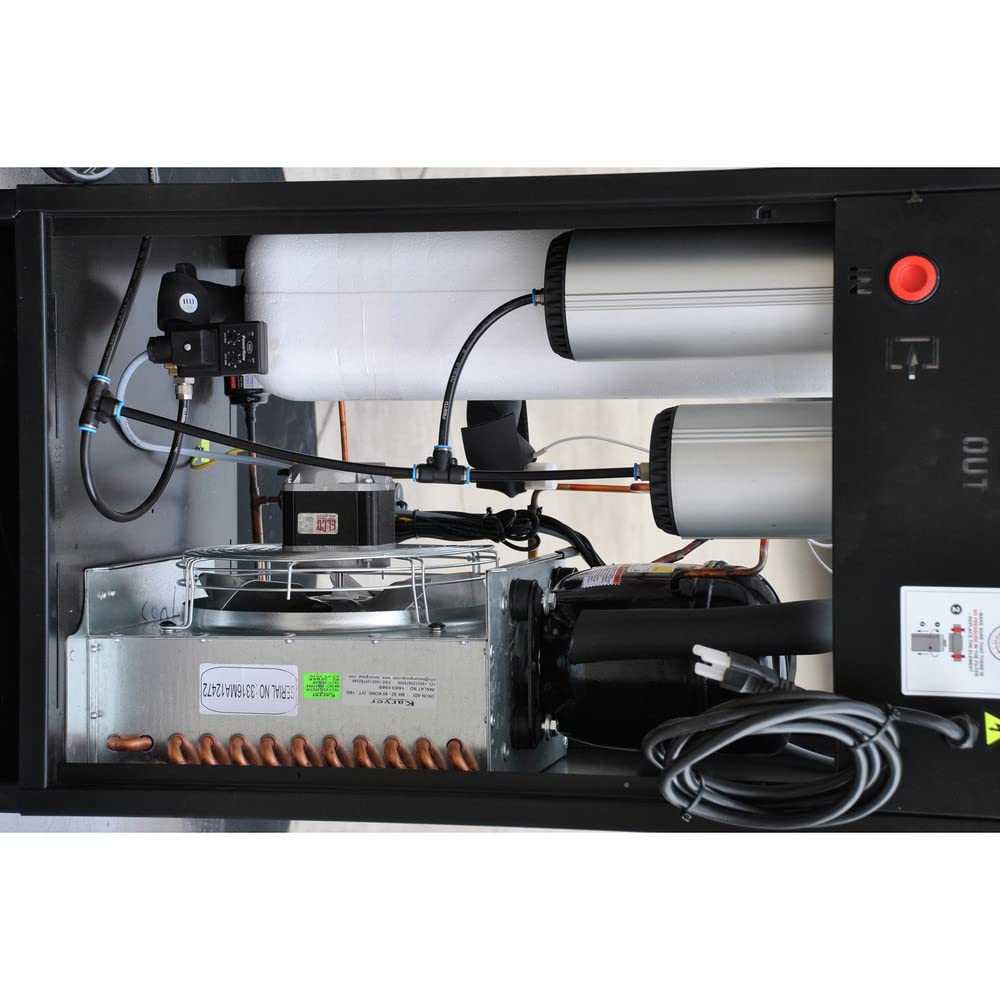 Quiet Air Compressor Package 10 HP with 58 CFM Air Dryer, 1-Phase, 80-Gallon, Vertical, Industrial Plus Series, Model ESP10V080V1PK by EMAX Compressor