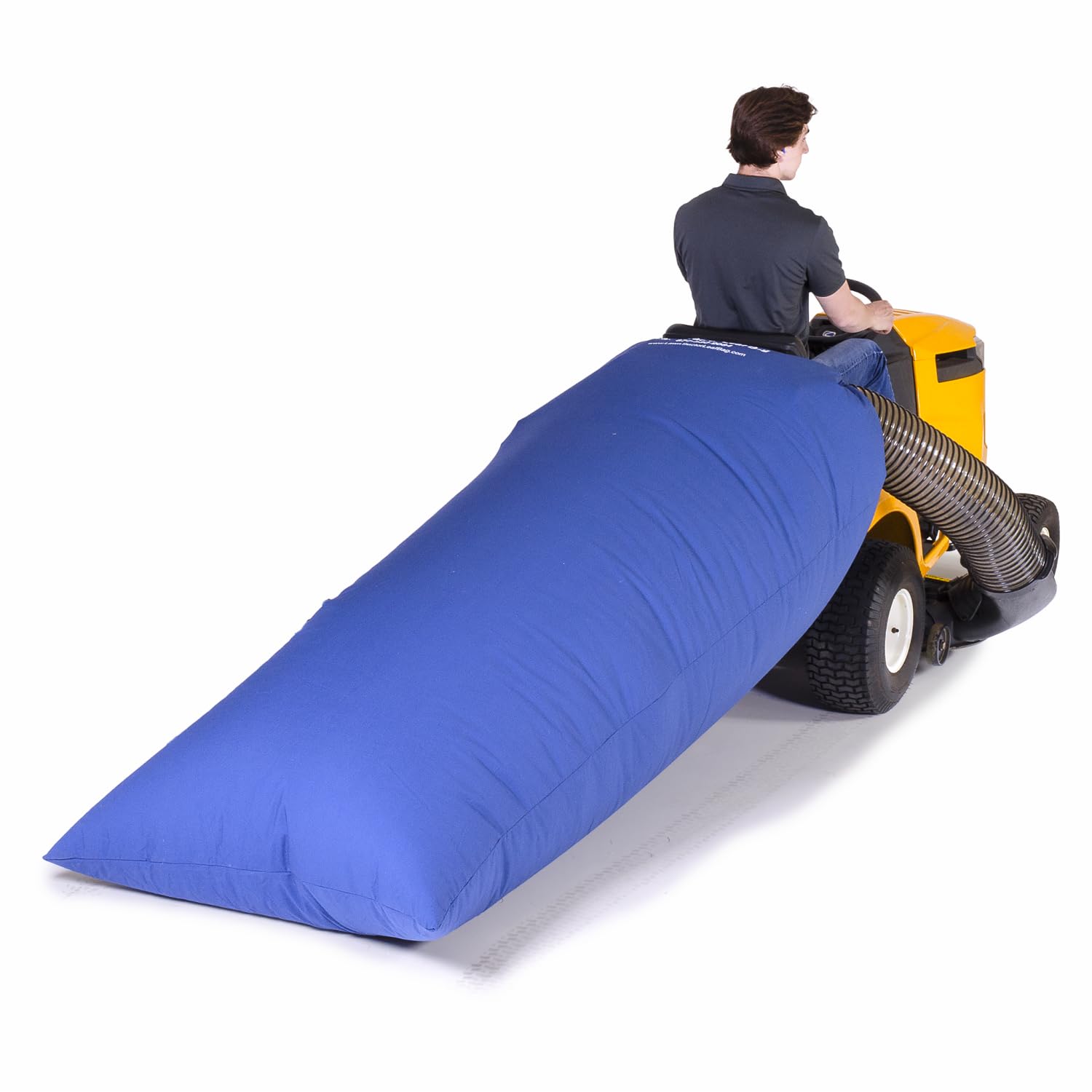TerraKing Lawn Tractor Original Leaf Bag 54 cu ft Leaf Collection System, Compatible with Most Two-Bag Material Collection System; Blue