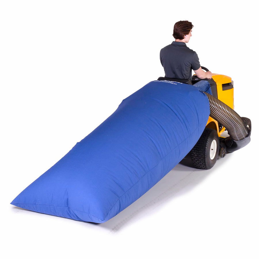 TerraKing Lawn Tractor Original Leaf Bag 54 cu ft Leaf Collection System, Compatible with Most Two-Bag Material Collection System; Blue