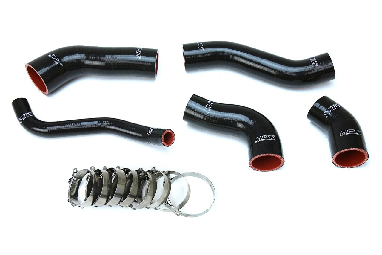 HPS Performance Veloster Red Silicone Intercooler Turbo Hose Kit OEM Replacement 57-1629-RED