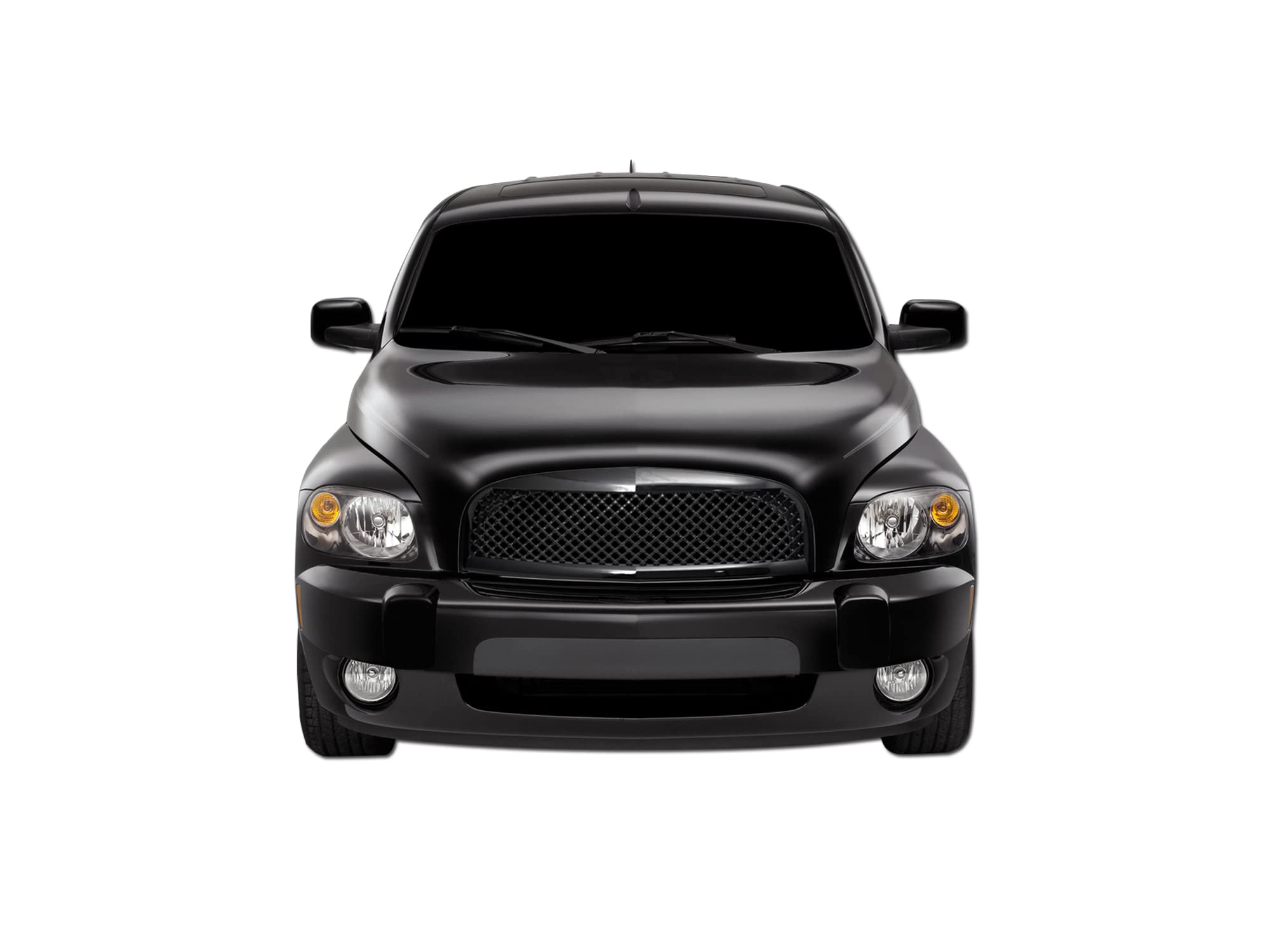 7147065 Armordillo USA Mesh Front Hood Grille - Gloss Black Fits 2006-2011 Chevy HHR