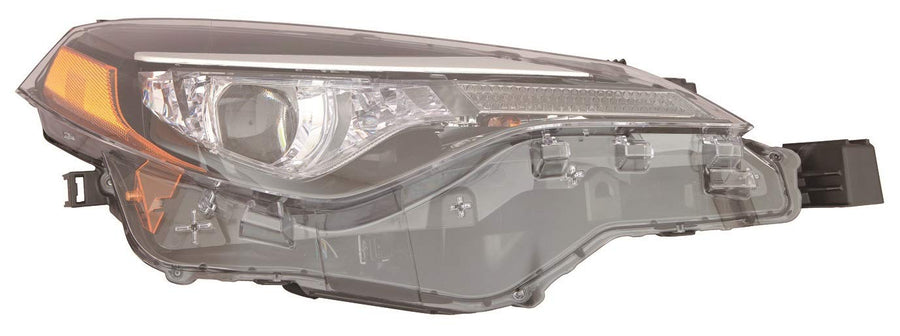 Go-Parts DEPO - for 2017-2019 Toyota Corolla Headlight Headlamp Assembly Replacement Front - Right (Passenger) (CAPA Certified) Sedan 81110-02M70 TO2503249C 2018