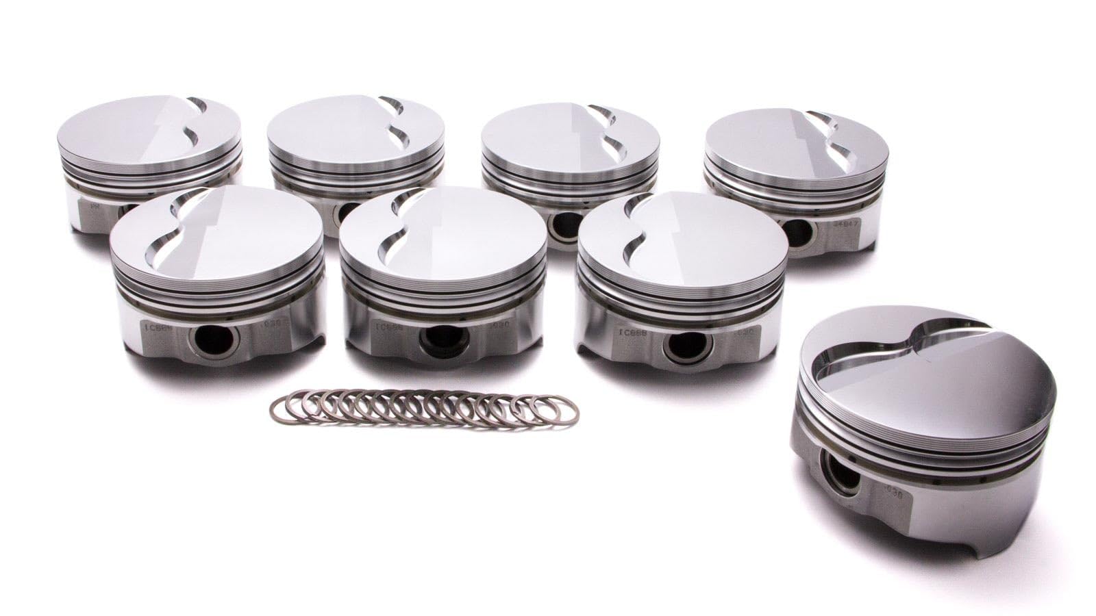 IC888.030 ICON PISTONS Pontiac 455 Forged F/T Piston Set 4.180-5.5cc
