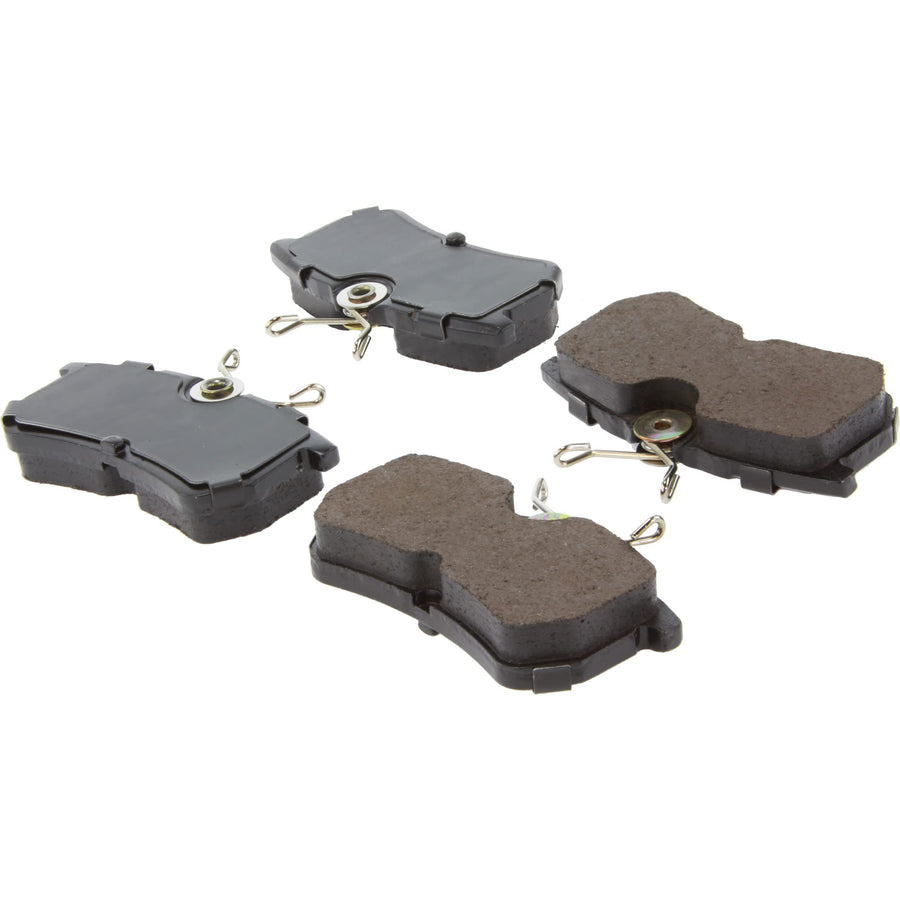 Centric Posi Quiet 105.08860 Premium Ceramic Disc Brake Pad Set For 2019-2014 Ford Fiesta, 2007-2000 Ford Focus