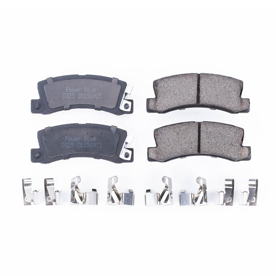 Power Stop Brake Kit Front For Geo Prizm 1990-92 |Lexus ES250 1990-91 |ES300 1992-99 |RX300 1999-03 |Toyota Camry 1988-99 |Toyota Celica 1986-99 - Ceramic Brake Pads With Installation Hardware, 17-325
