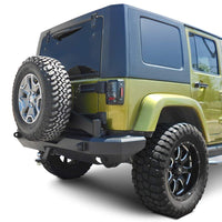 Rear Elevation HD Bumper Steelcraft 65-92500 Black Rear Elevation HD Bumper