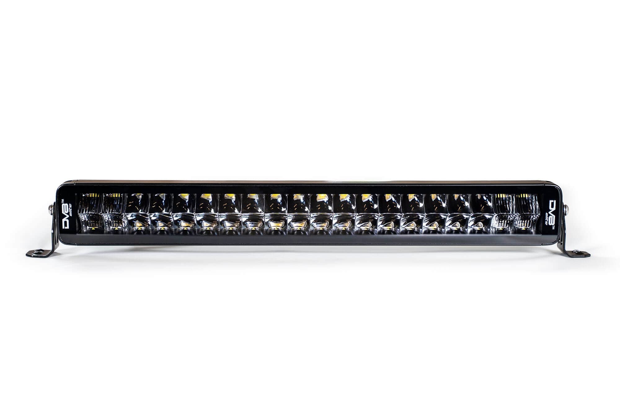 LED Light Bar DV8 Offroad | 20" Dual Row | 16,800 Lumen from LED's | Bezel-Less Housing w/Heat Fins | IP68 Rated UV Resistant Lens | Flood/Spot Pattern | Elite Series BE20SW105W