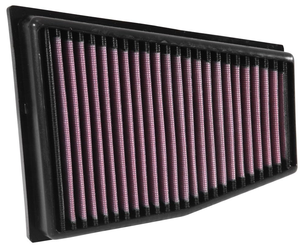 K&N Engine Air Filter: Washable, Increase Power & Acceleration, Premium, Replacement Car Air Filter: Compatible with 2010-2015 AUDI (A4, A5, RS4, RS5), 33-3031
